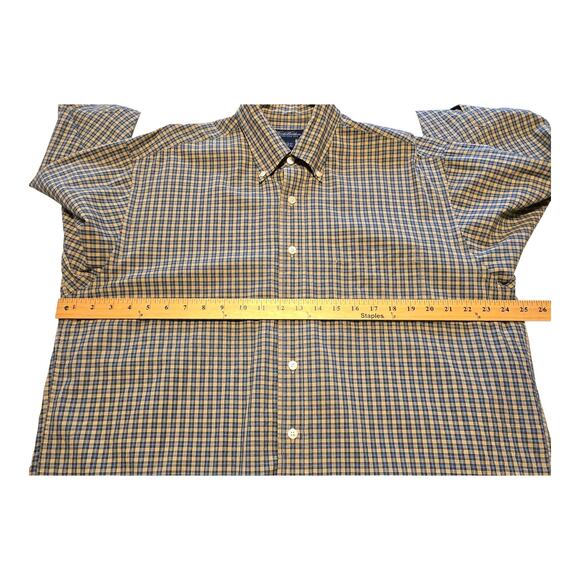 Brooks Brothers Classic Button Down Shirt Mens Size Large Plaid Long Sleeve - Picture 7 of 9